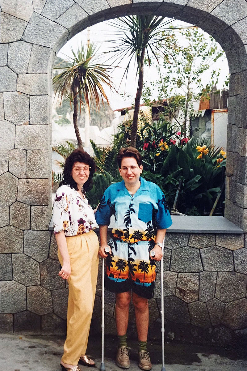 Gerlinde und Alexander Reichert beim Urlaub auf der Insel Ischia im Golf von Neapel.