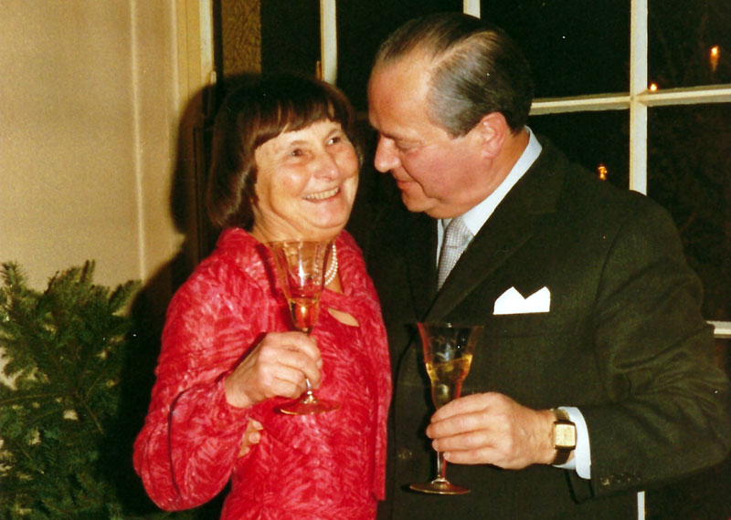 Meine Eltern Günter Reichert und Margot Reichert an Silvester 1980.